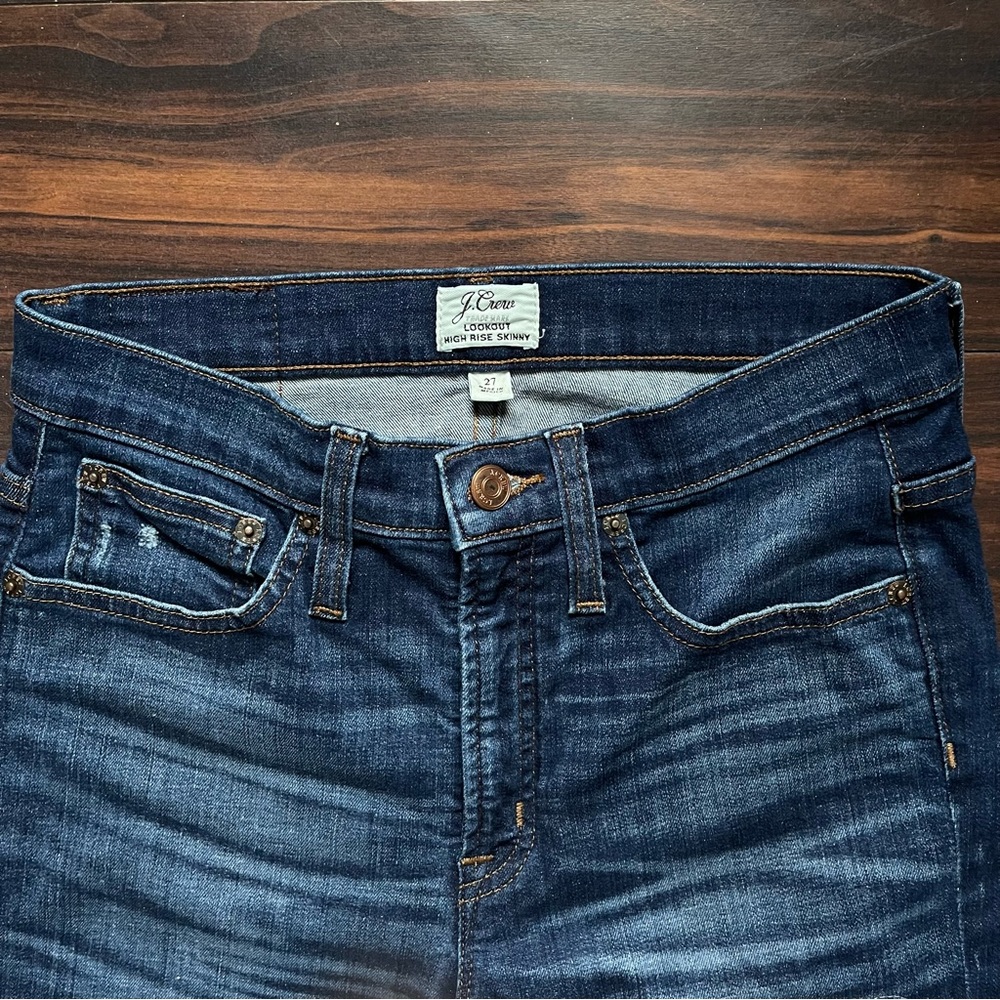 NWOT j. Crew Lookout High Rise Skinny Jean